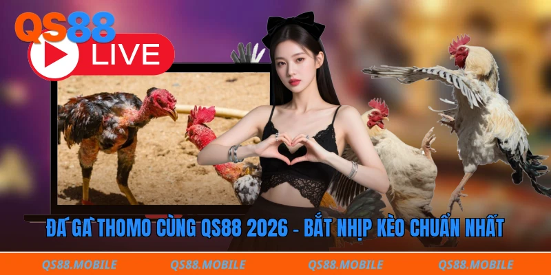 Đá gà thomo cùng QS88 2026 - Bắt nhịp kèo chuẩn nhất